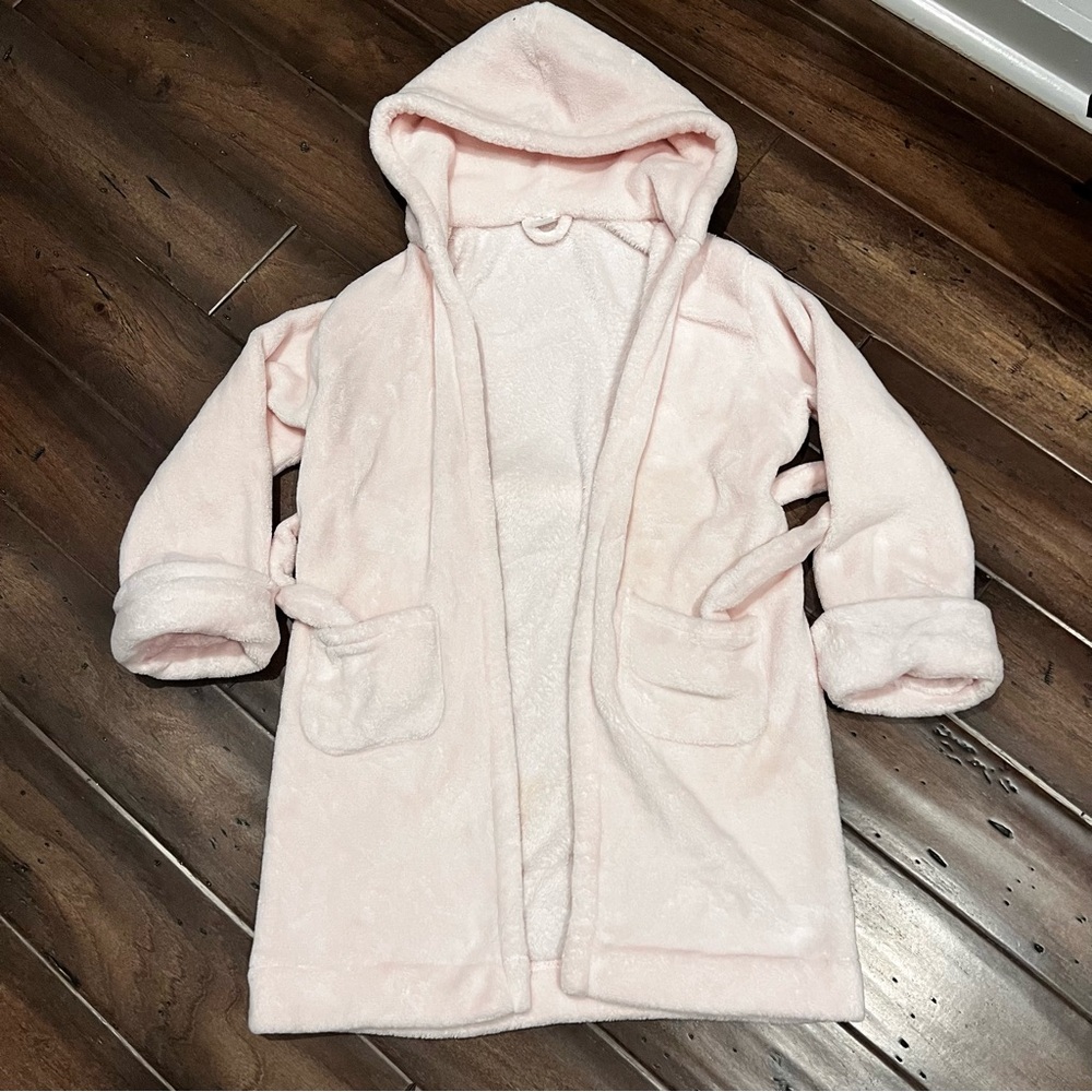 Cozy Pink Kids Hooded Jacket
